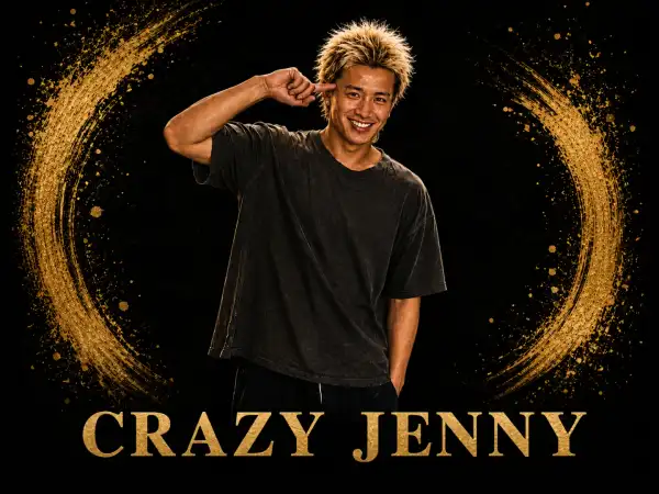 Crazy Jenny の店舗ポスター