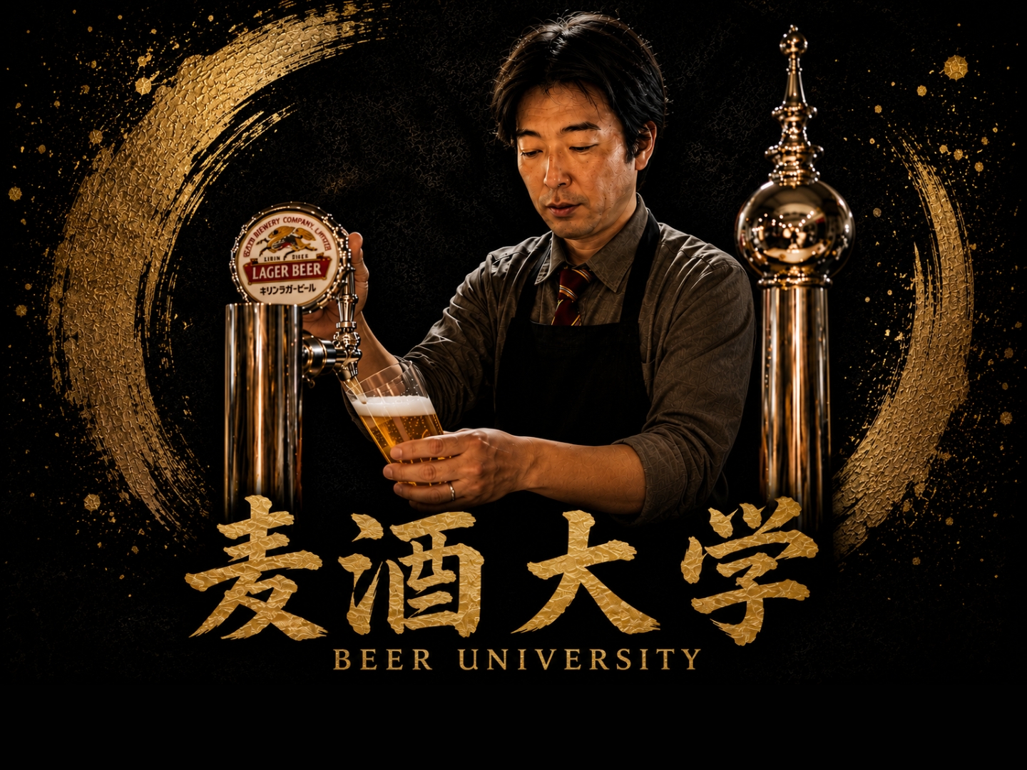 麦酒大学 の店舗ポスター
